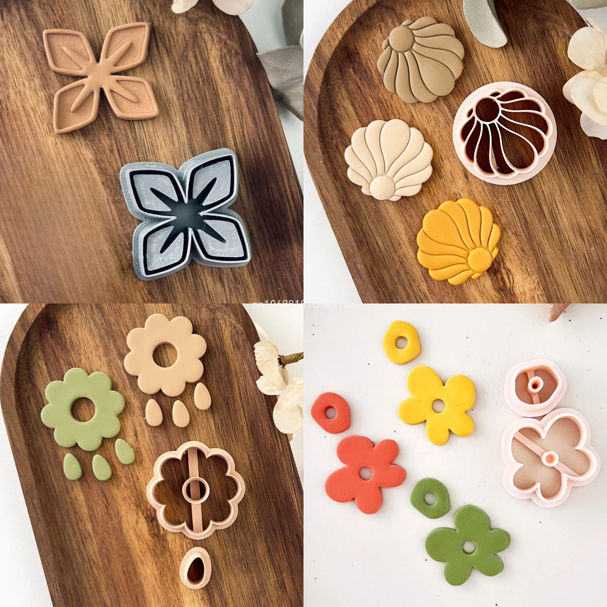 3D Printing Pla - Lily Shape Polymer Clay Cutters |