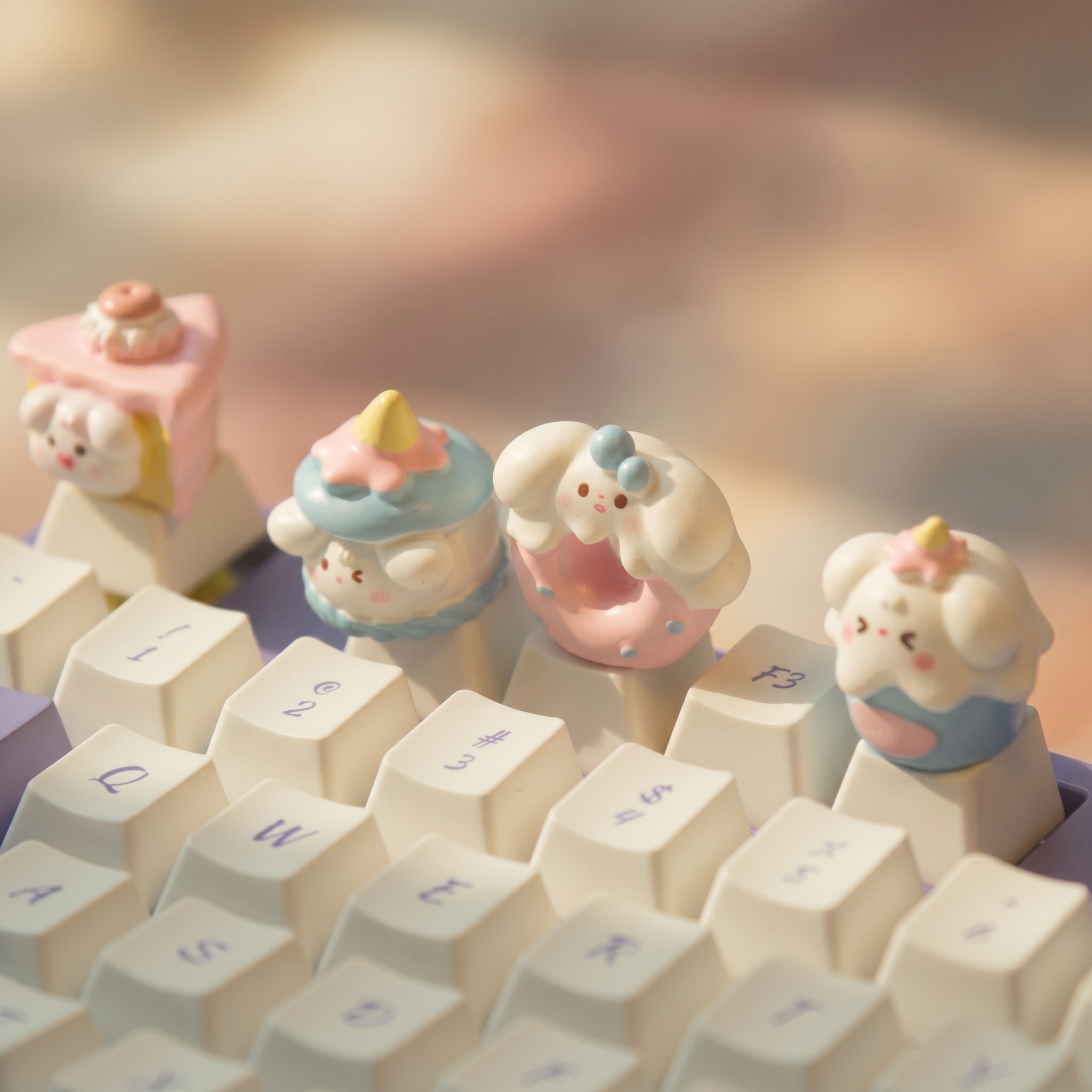 3D Printing Keycaps - Cute Cake Keycaps Set INS Style
