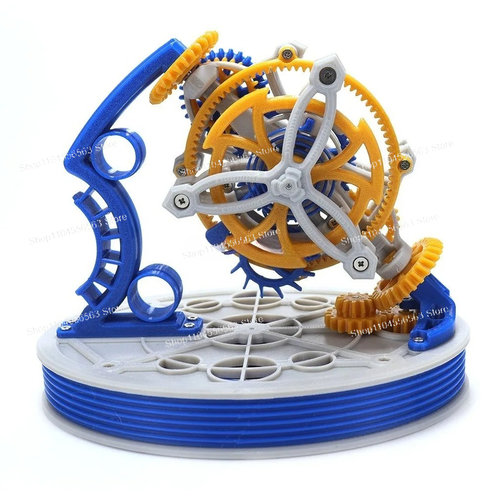3D Printing Gears - Dual axis tourbillon model power 3D