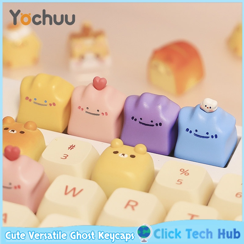 3D Printing Keycaps - Cute Versatile Ghost Keycaps 1pcs 3d