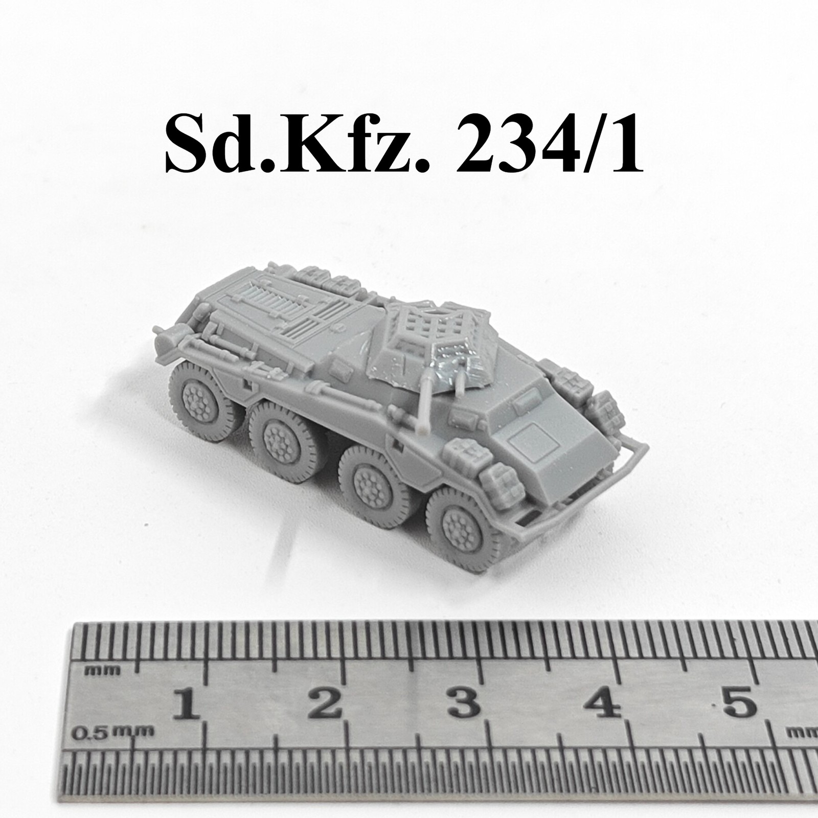 3D Printing Liquid - WWII German Sd.Kfz. 234/1 ARV,3D Printed,1/144