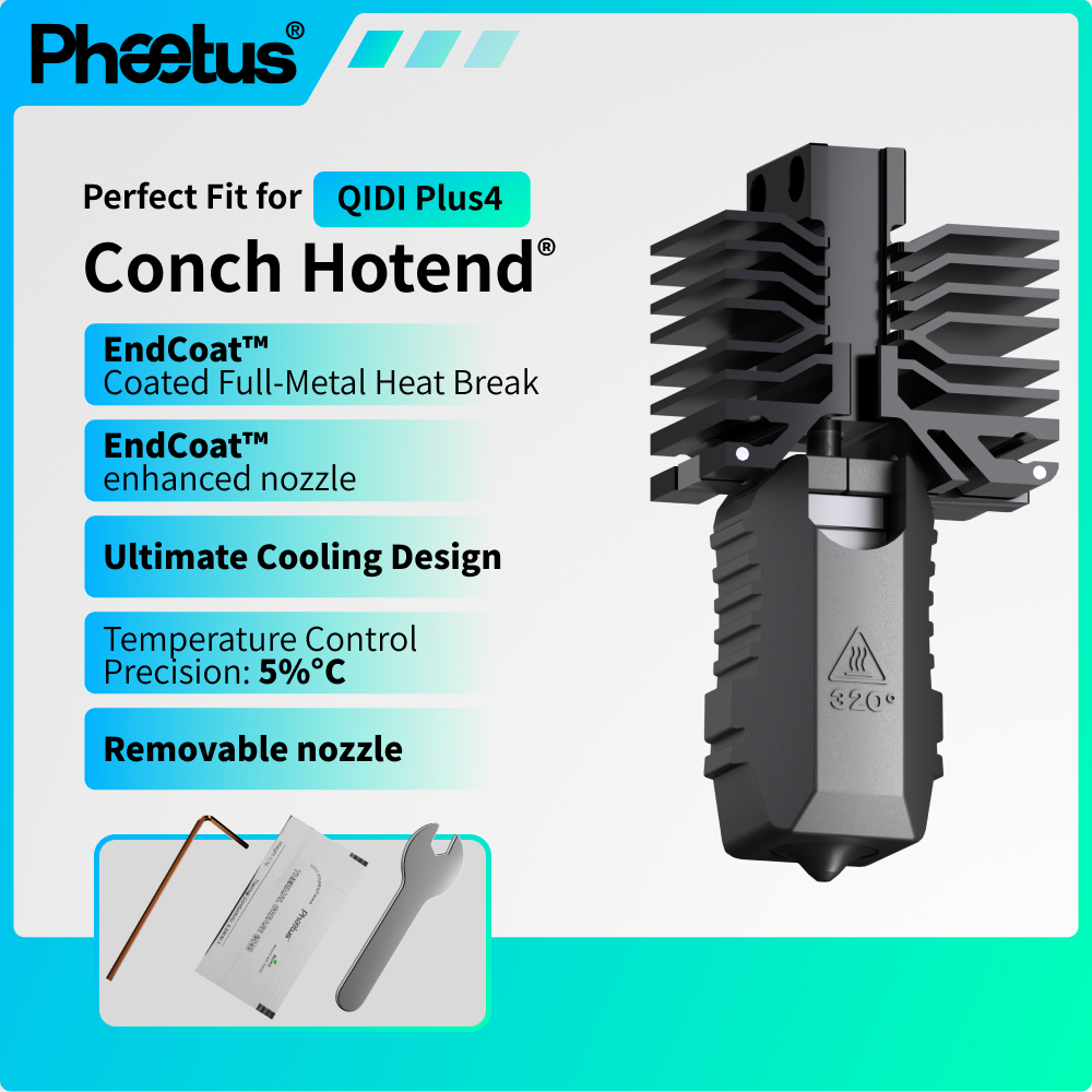 3D Printer Hotend Kit - Phaetus for QIDI Plus4 3d Printer