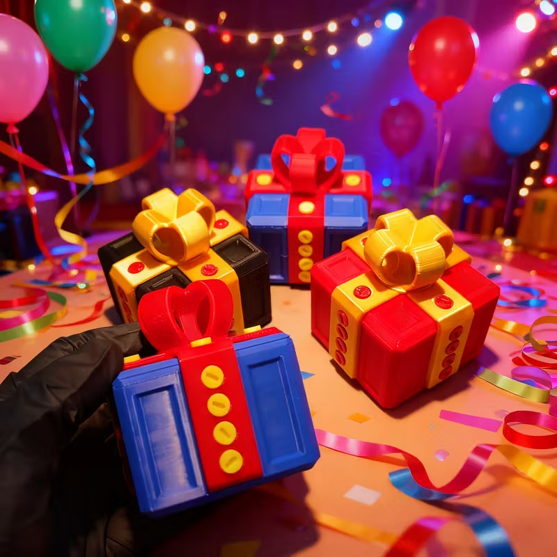 3D Printing Case - Annoyingly Amusing 3D-Printed Gift Box with