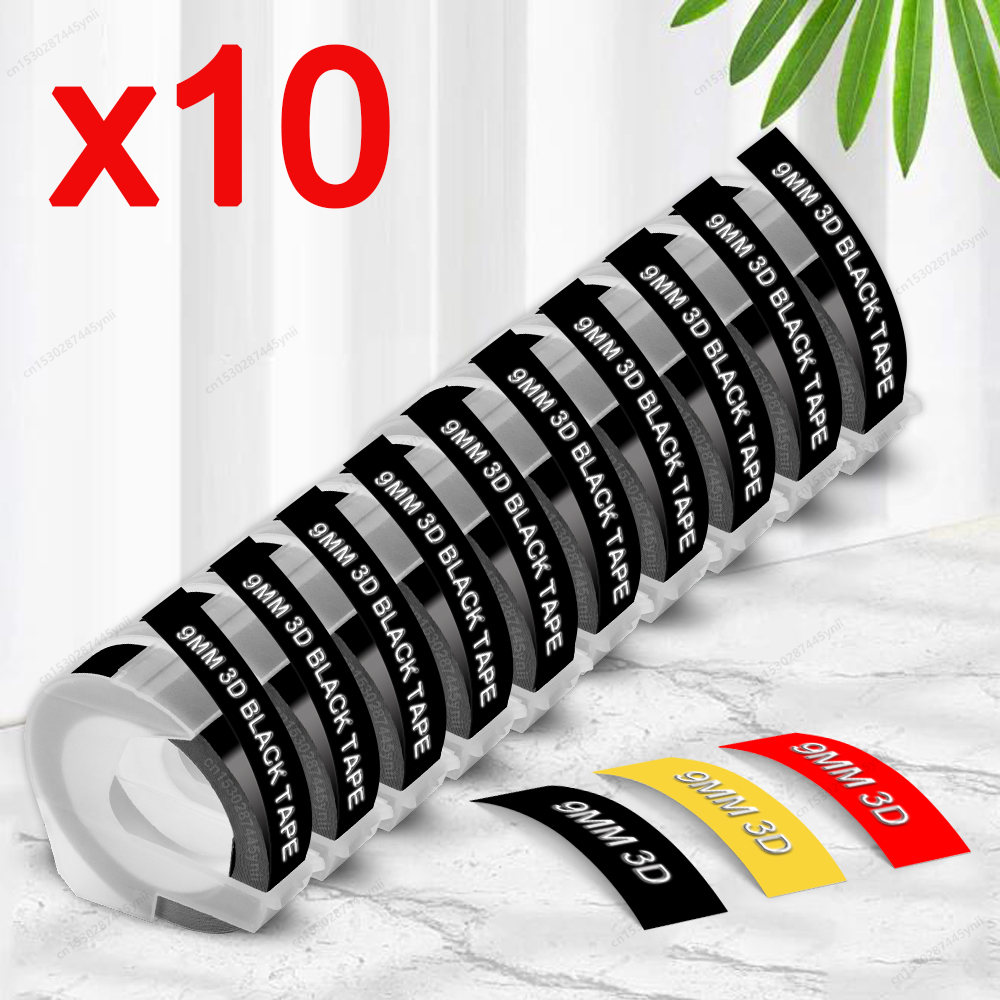3D Printing Labubu - 3/5/10PK 9MM Dymo 3D Embossing Tape
