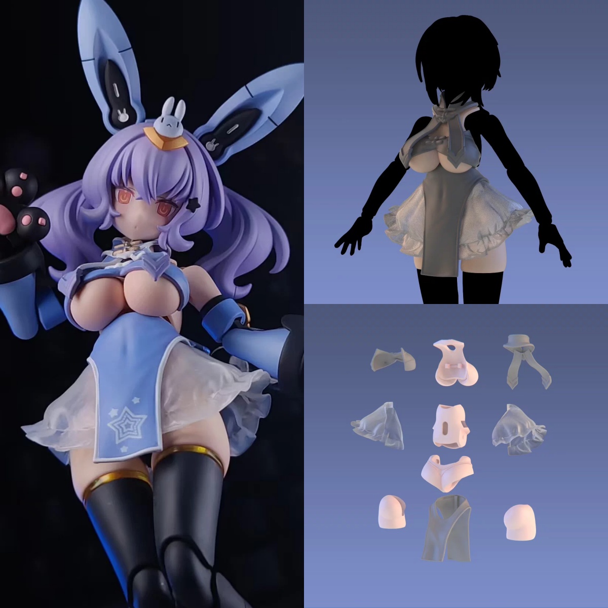 【No Body】1/12 Scale Female Sol - 3D Printing Figure 评论和价格