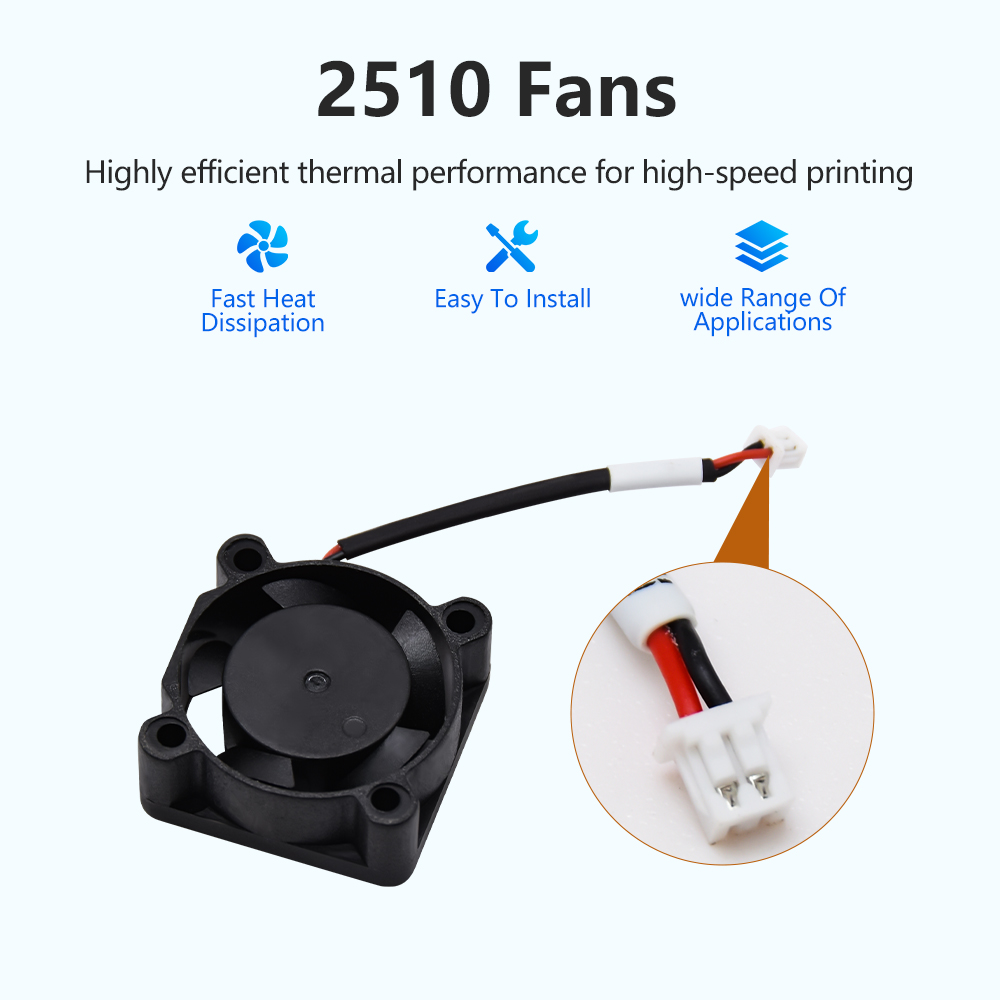 Ball Bearing 2510 Fan for Ende - 3D Printer Hotend Kit 评论和价格