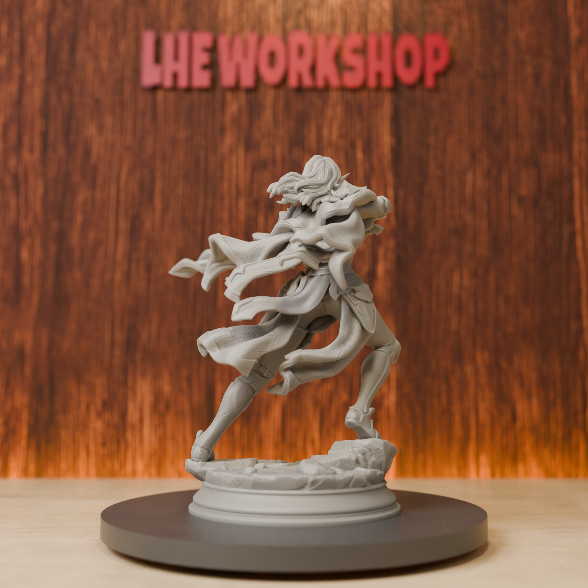 Female Elf Eldritch Knight Min - 3D Printing Liquid 评论和价格