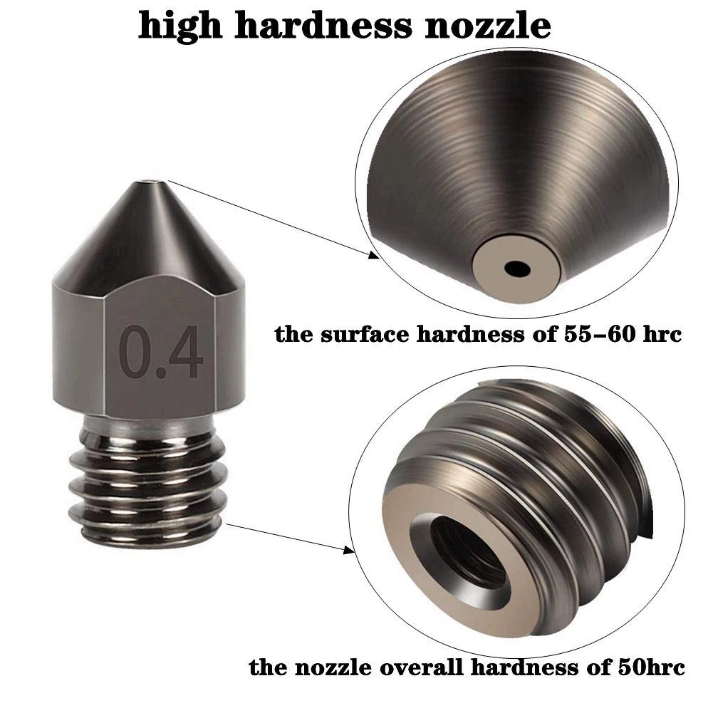 Super Hardened Steel Nozzle MK - 3D Printer Hotend Kit 评论和价格
