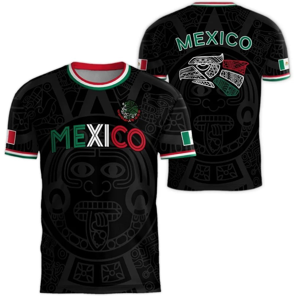 2026 Mexico National Flag Prin - 3D Printing Jersey 评论和价格