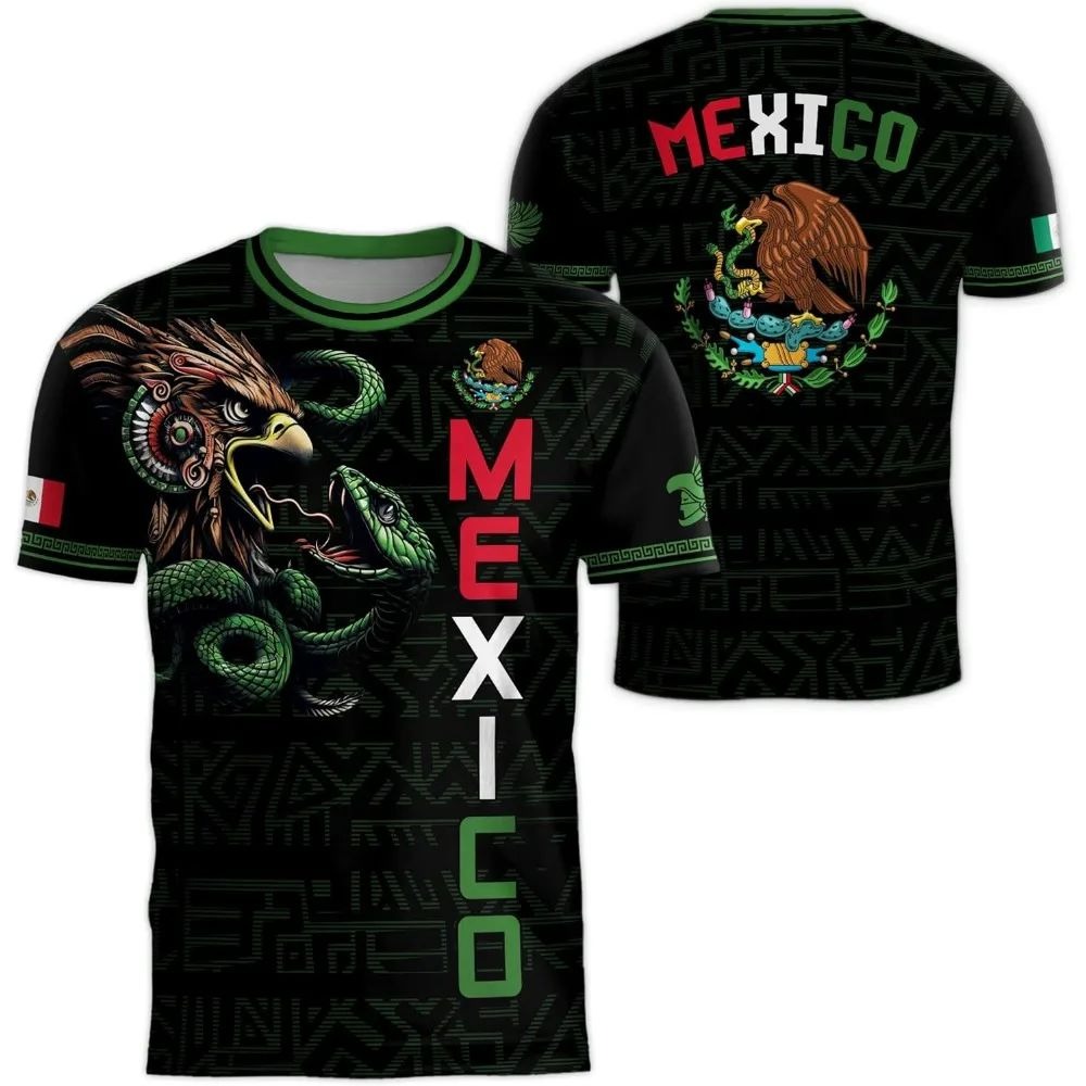 2026 Mexico National Flag Prin - 3D Printing Jersey 评论和价格