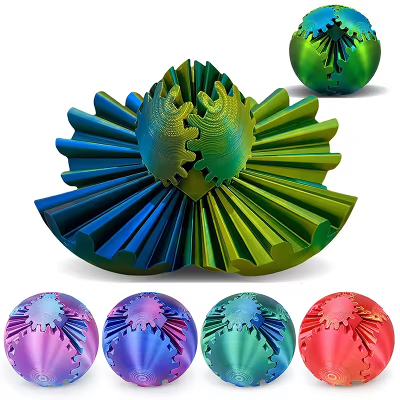 1PC Gear Ball 3D Printed Fidge - 3D Printing Gears 评论和价格