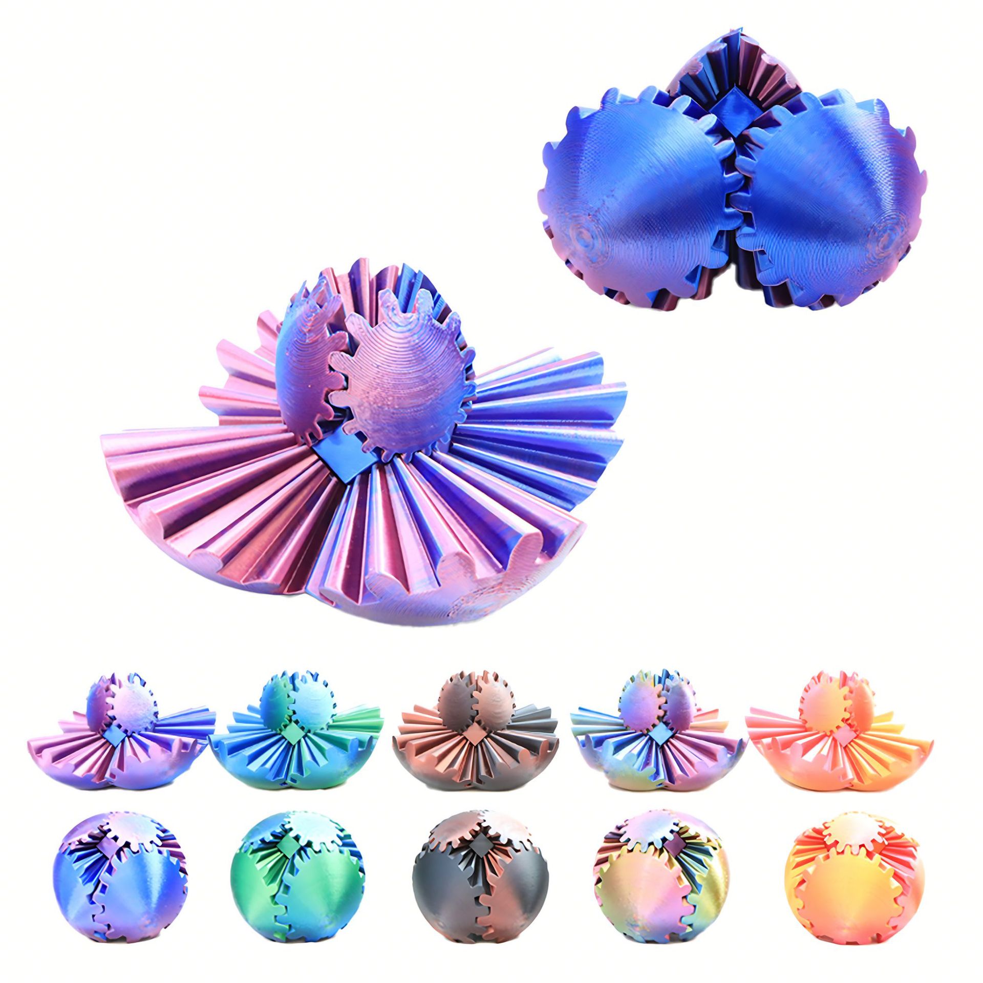 1PC Gear Ball 3D Printed Fidge - 3D Printing Gears 评论和价格