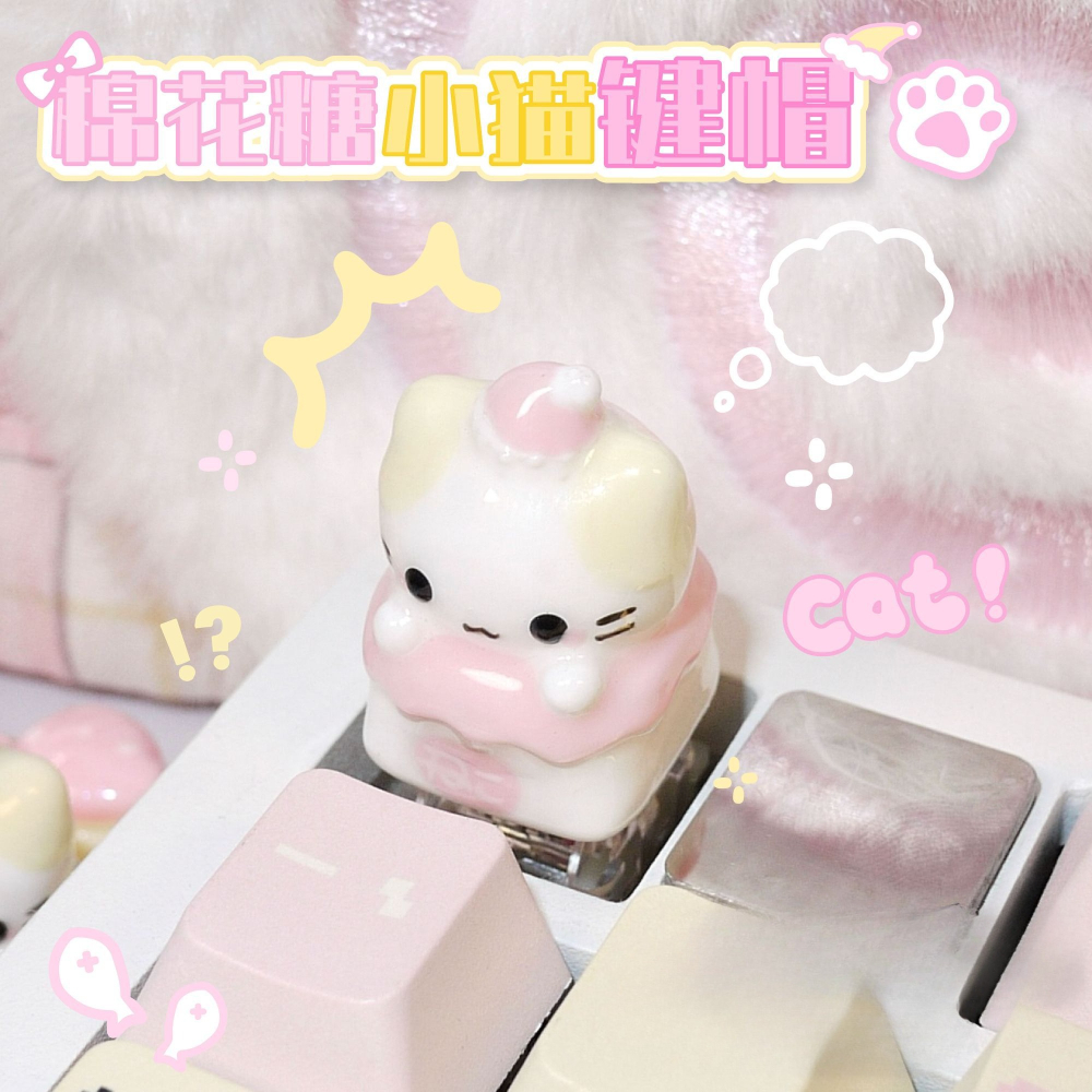 Kawaii Cat HelloKittys Keycaps - 3D Printing Keycaps 评论和价格