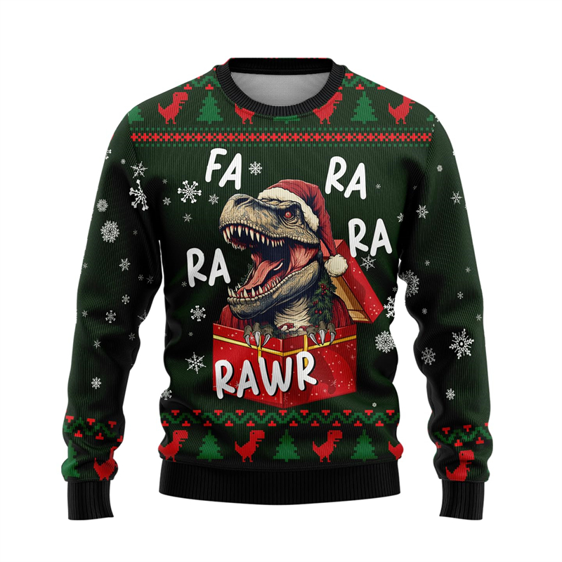 In Funny Dinosaur Ugly Christm - 3D Printing Xmas 评论和价格