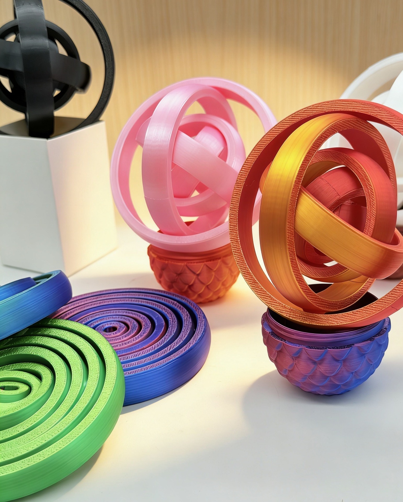 3D Printed Novelty Spinning Fi - 3D Printing Pla 评论和价格