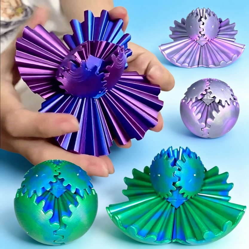 3D Printed Gear Ball Fidget To - 3D Printing Gears 评论和价格