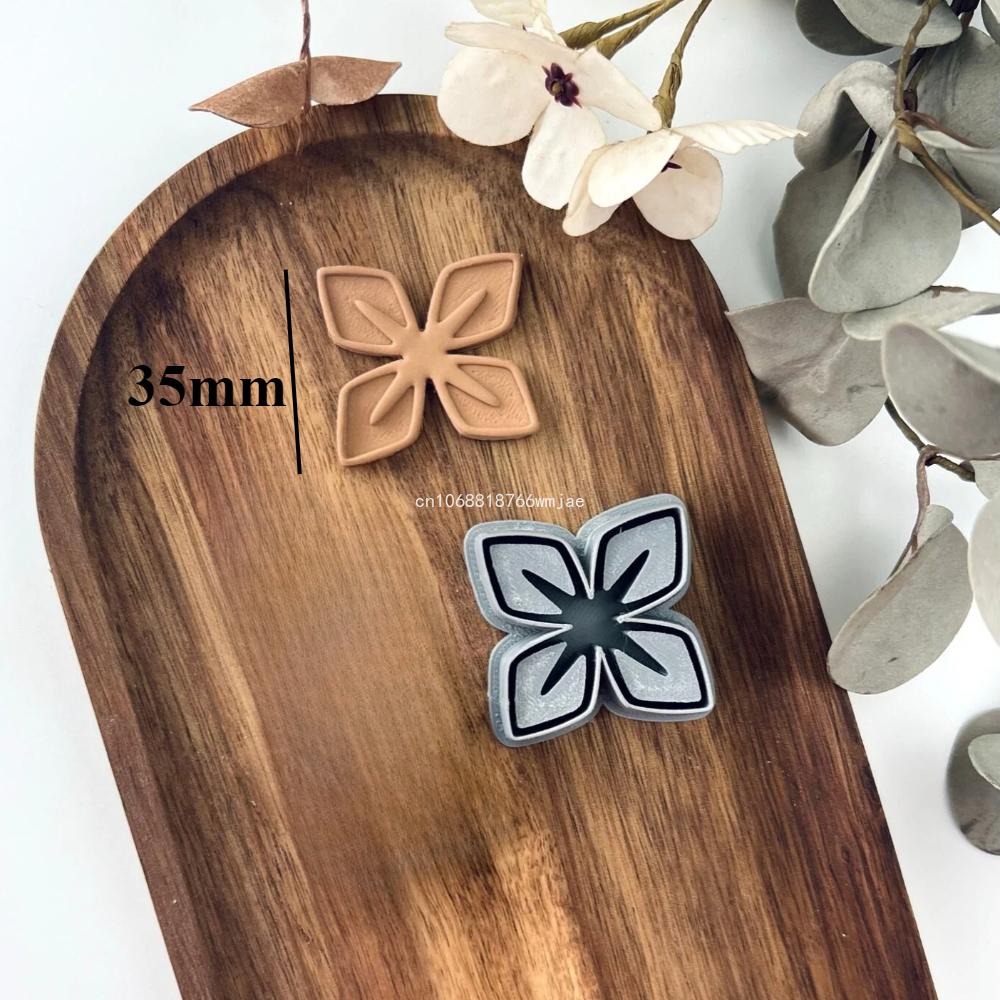 Lily Shape Polymer Clay Cutter - 3D Printing Pla 评论和价格