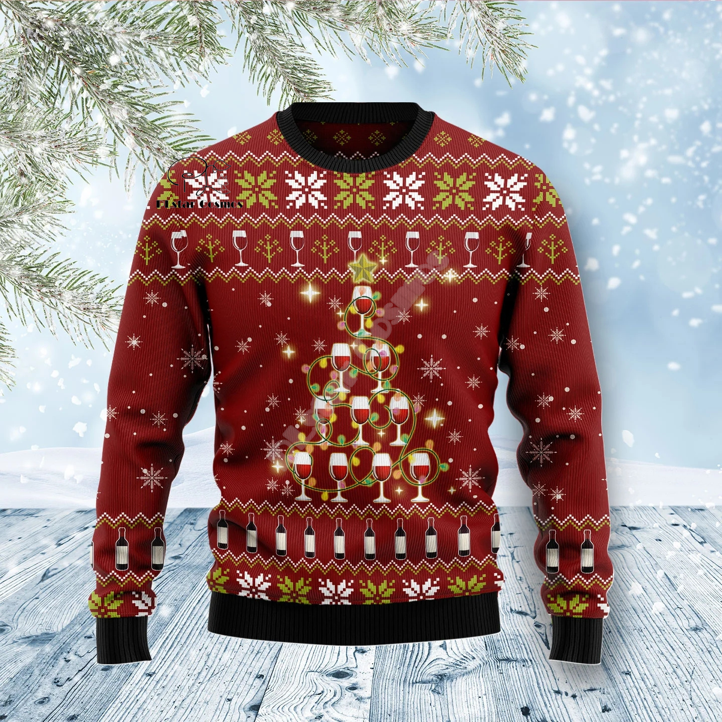 Christmas Ugly Knitted Sweater - 3D Printing Xmas 评论和价格