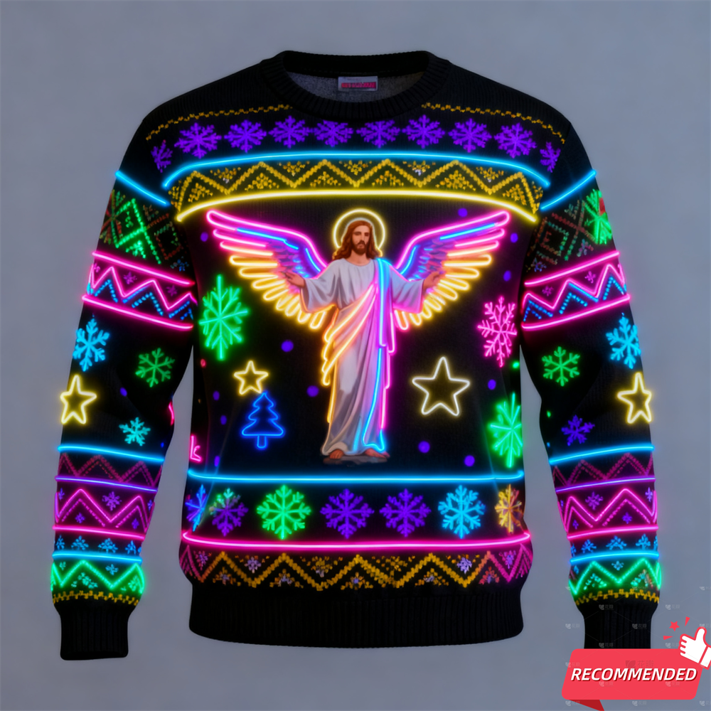 2025 New Fake Neon Jesus Santa - 3D Printing Xmas 评论和价格