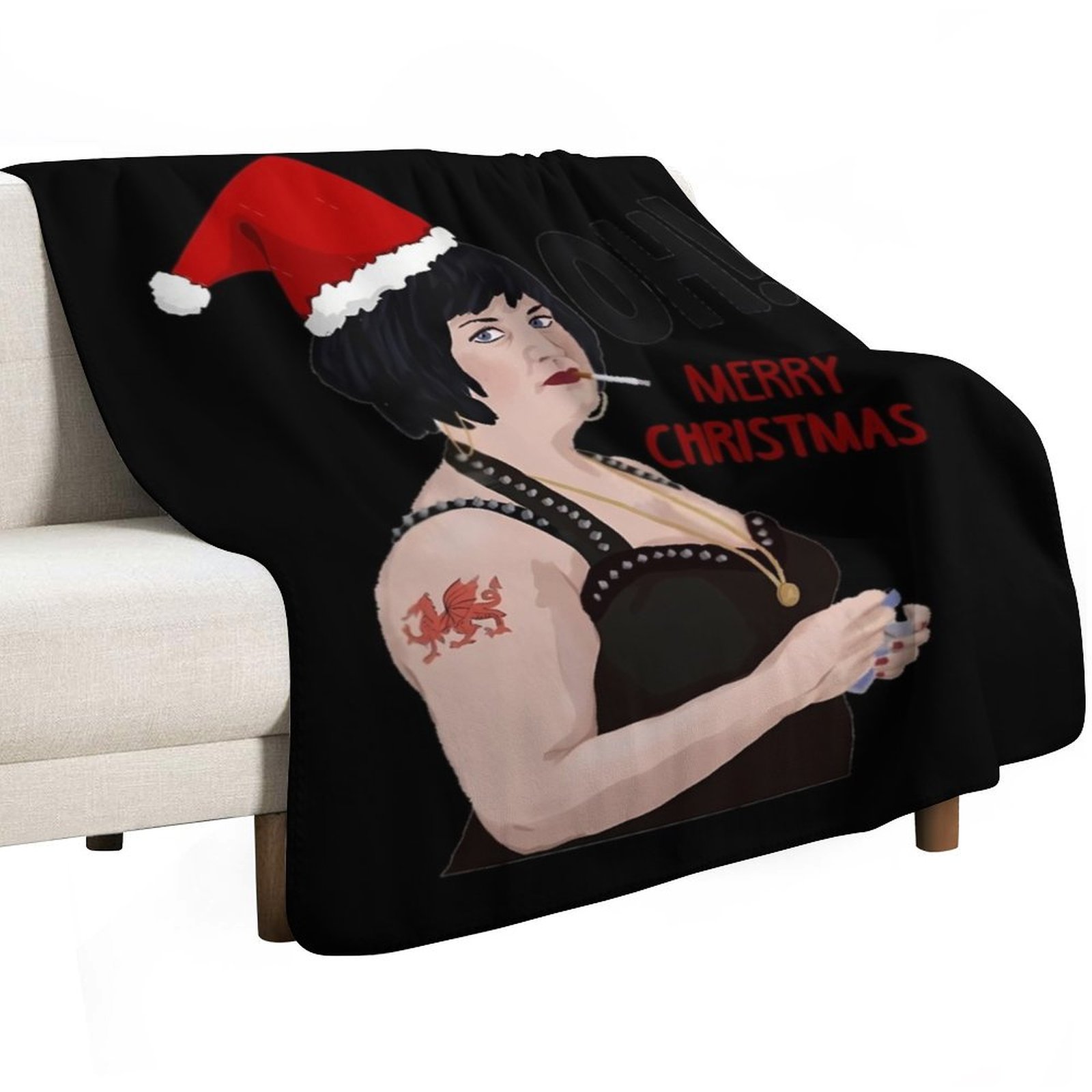 gavin and stacey xmas Throw Bl - 3D Printing Xmas 评论和价格