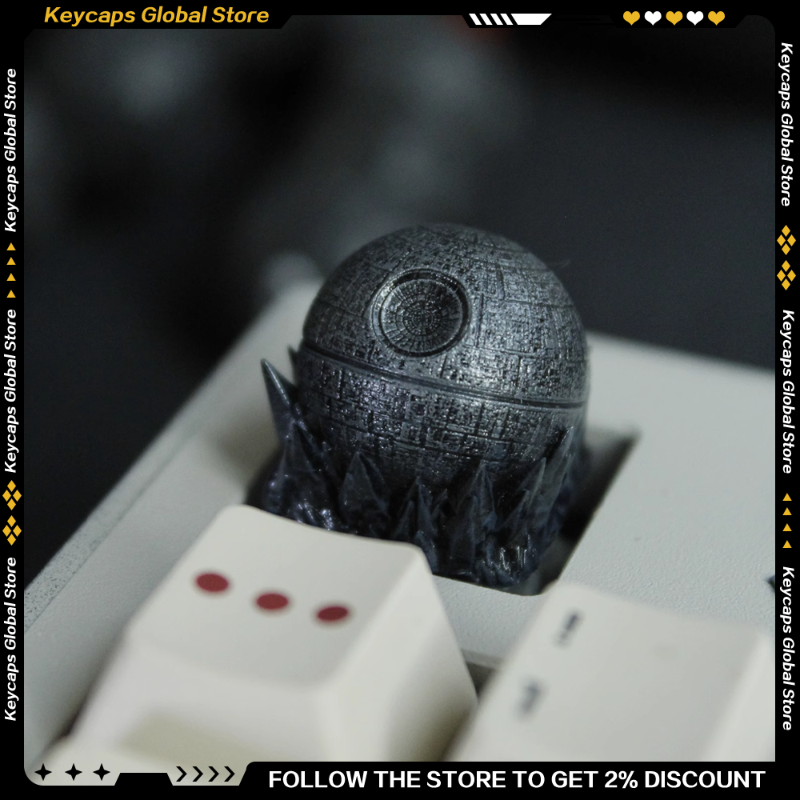 Death Star Personalize Keycap  - 3D Printing Keycaps 评论和价格