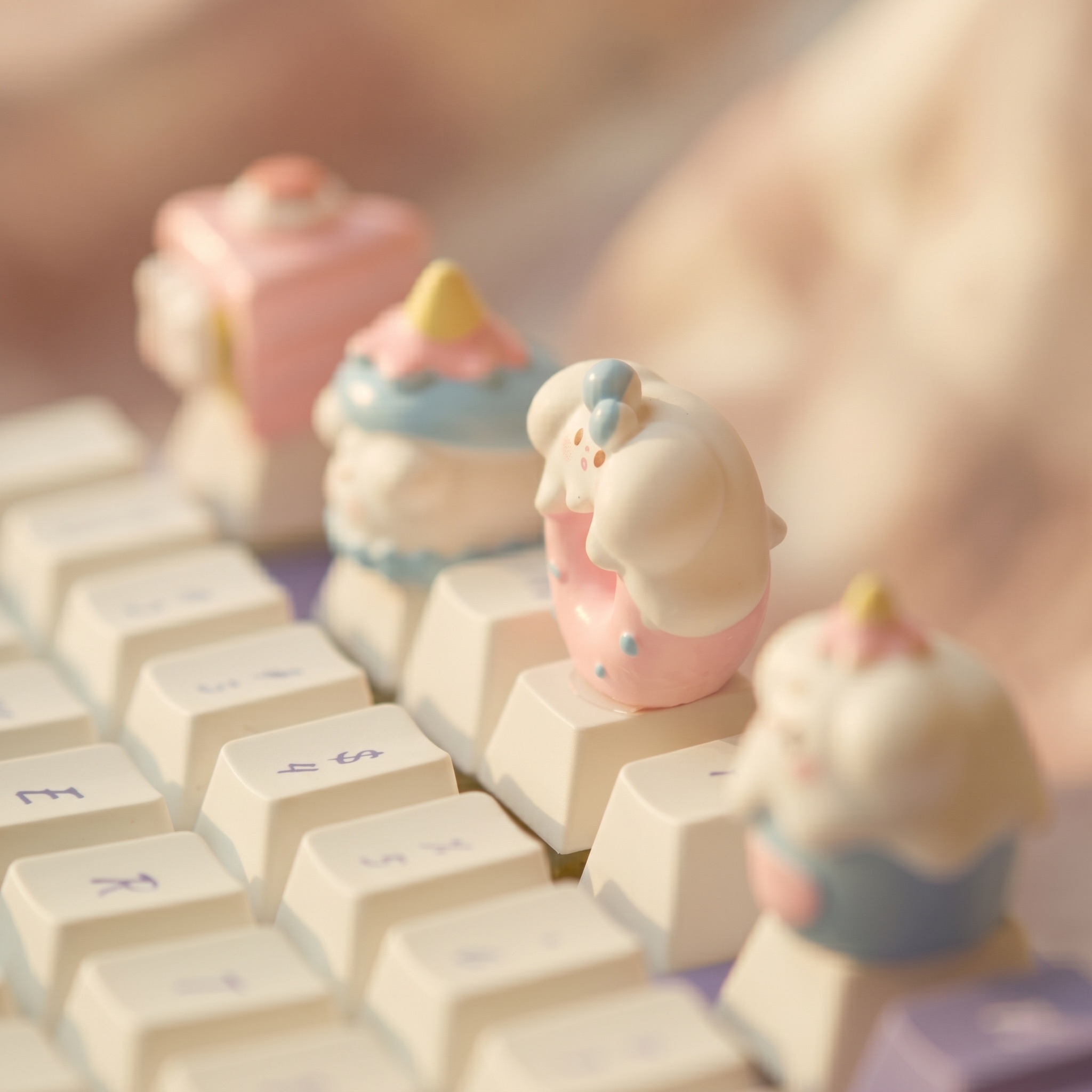 Cute Cake Keycaps Set INS Styl - 3D Printing Keycaps 评论和价格