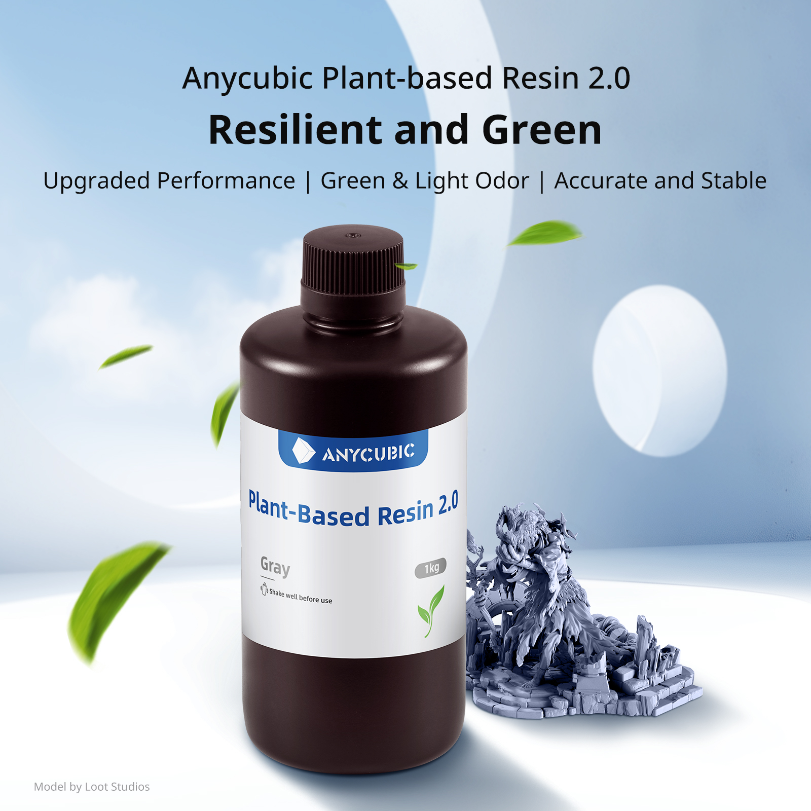 NEWEST ANYCUBIC ECO UV Resin 2 - 3D Printing House Machine 评论和价格