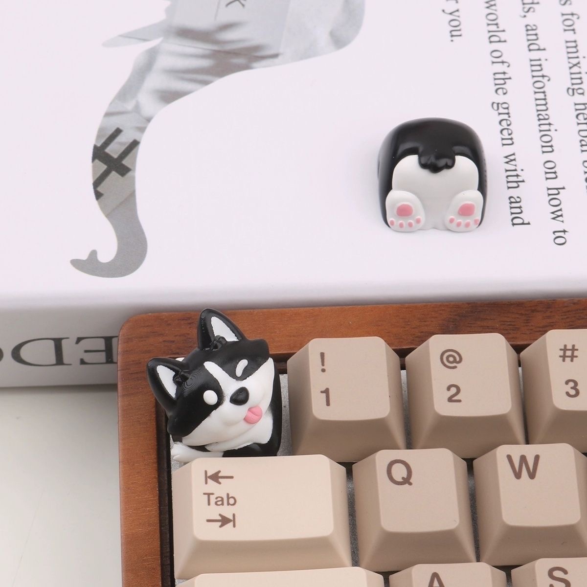 Universal Cartoon Corgi Keycap - 3D Printing Keycaps 评论和价格
