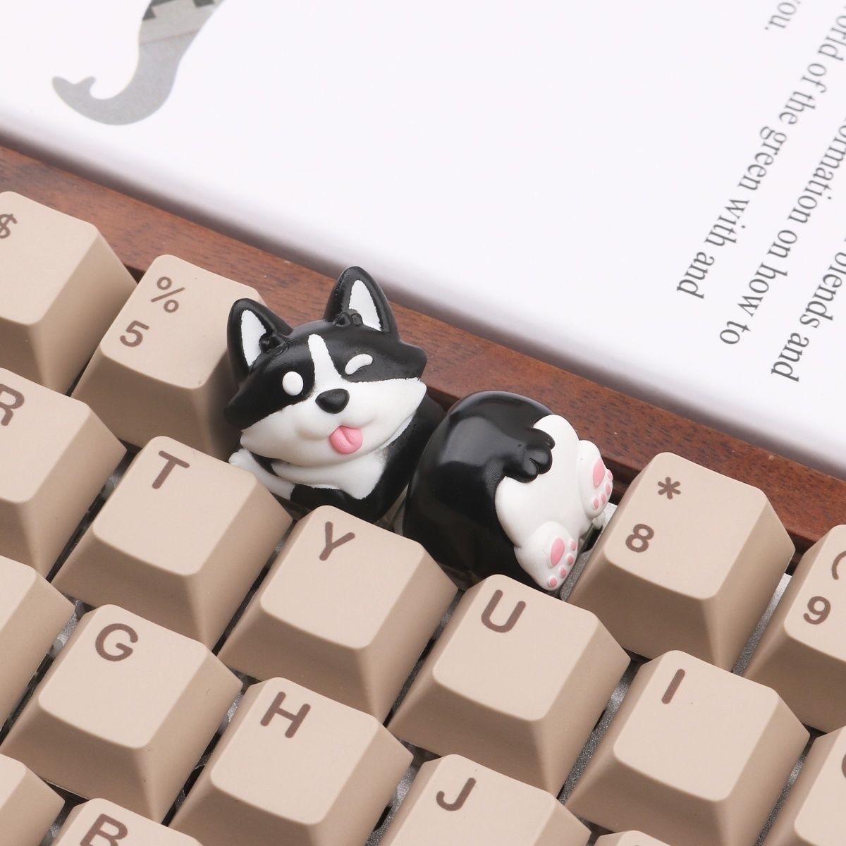 Universal Cartoon Corgi Keycap - 3D Printing Keycaps 评论和价格