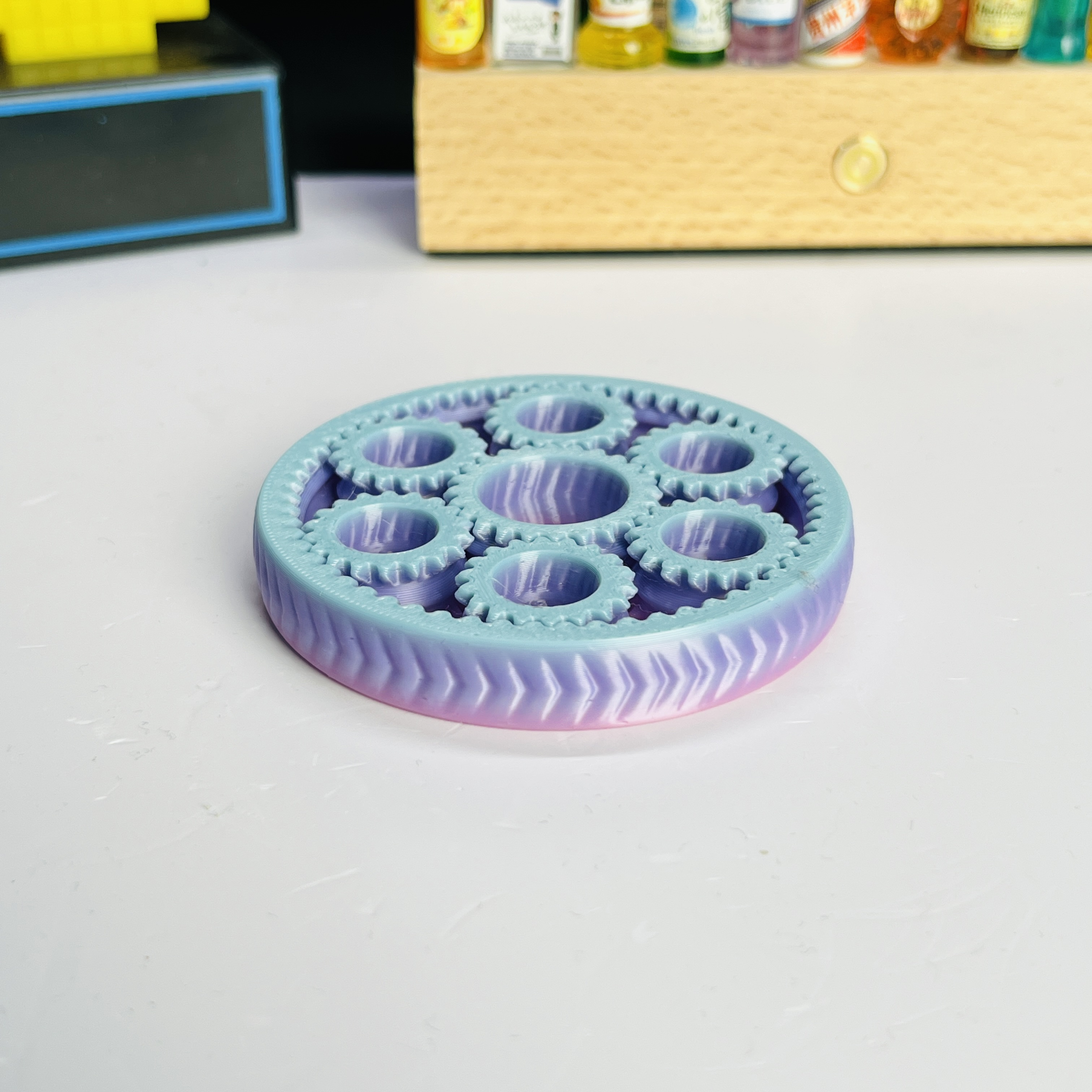 3D Printed Six-Gear Finger Spi - 3D Printing Gears 评论和价格