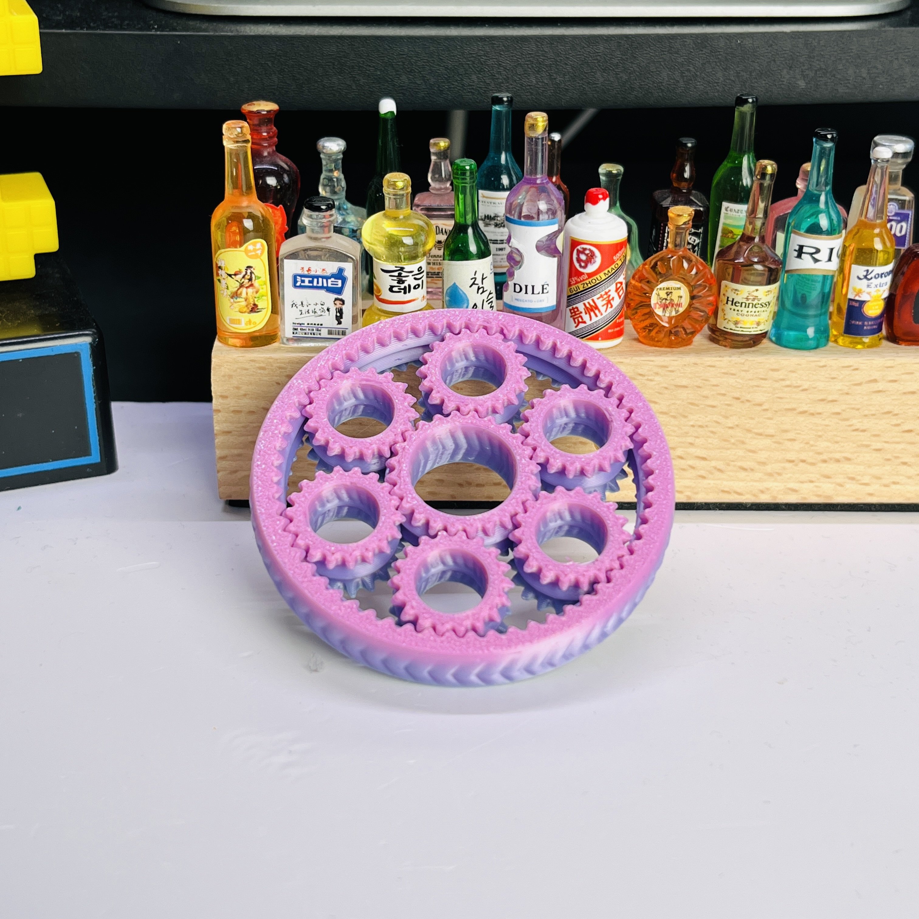 3D Printed Six-Gear Finger Spi - 3D Printing Gears 评论和价格