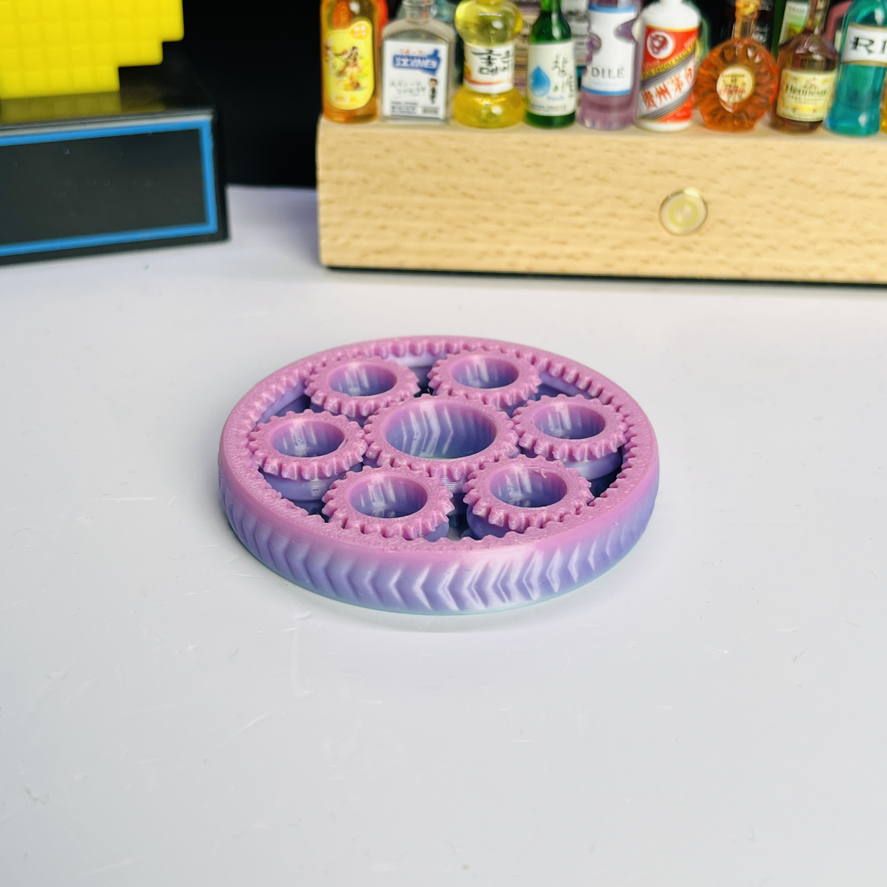 3D Printed Six-Gear Finger Spi - 3D Printing Gears 评论和价格