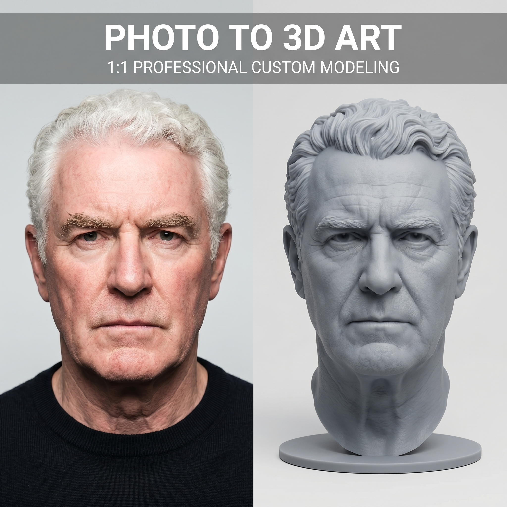 Personalized 3D Printed Bust F - 3D Printing Liquid 评论和价格