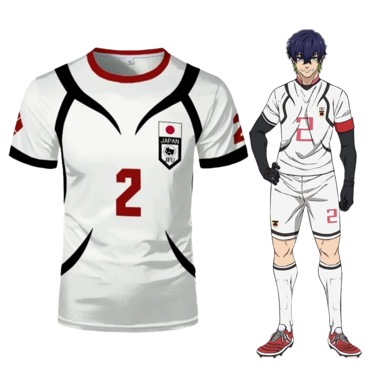 Anime Aiku Shirt Cosplay Costu - 3D Printing Jersey 评论和价格