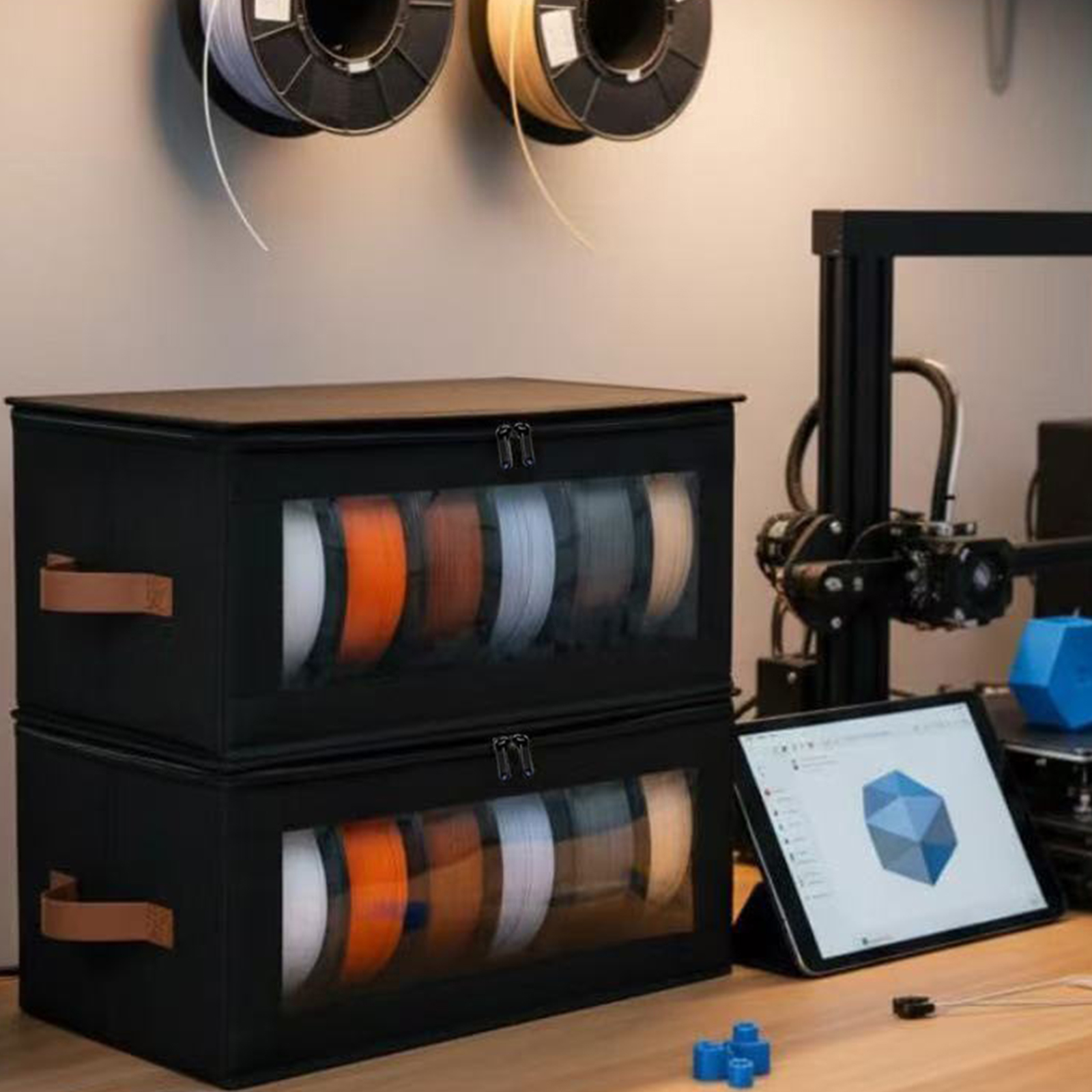 3D Printer Filament Storage Ba - 3D Printing House Machine 评论和价格