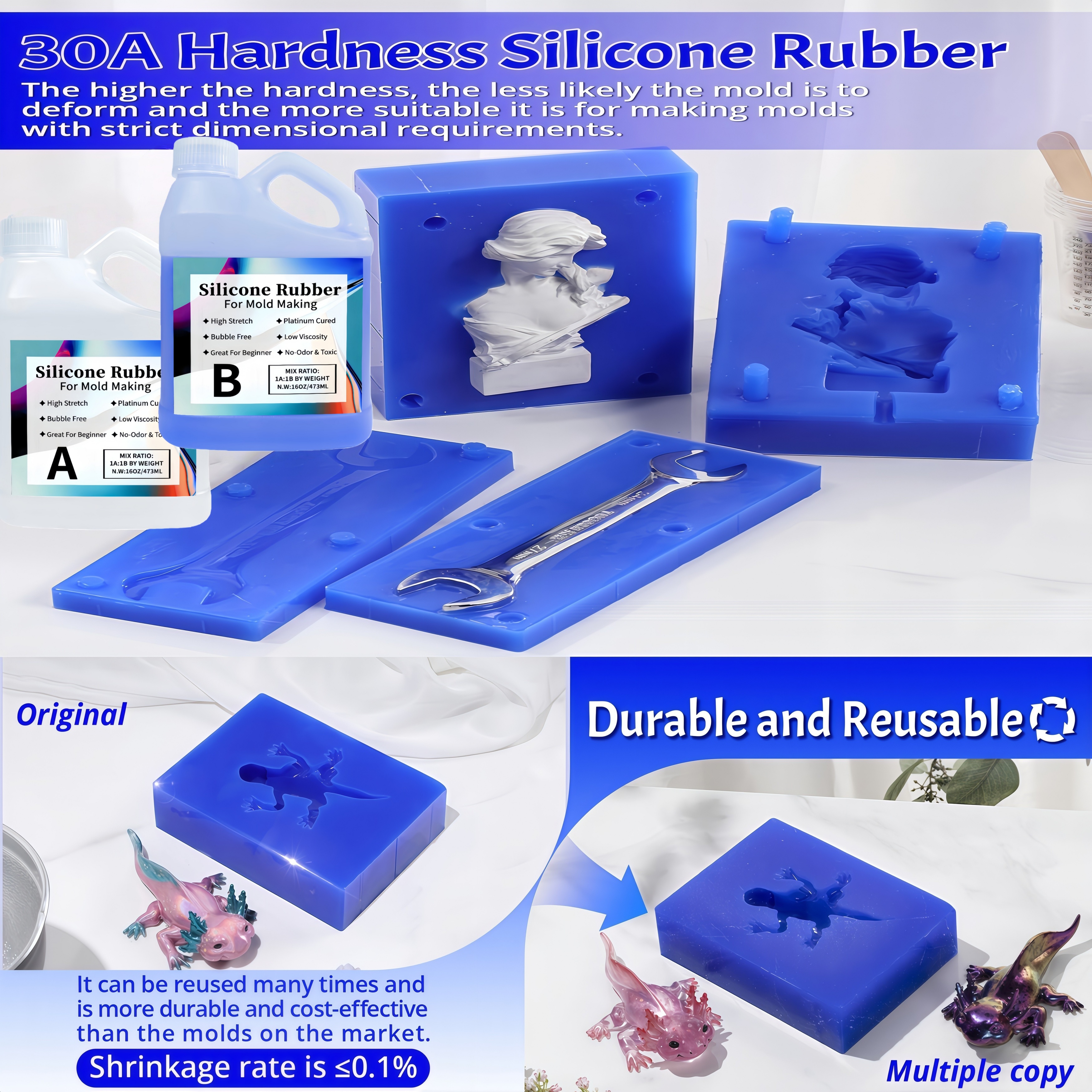 Platinum-Cured 15A Liquid Sili - 3D Printing Liquid 评论和价格