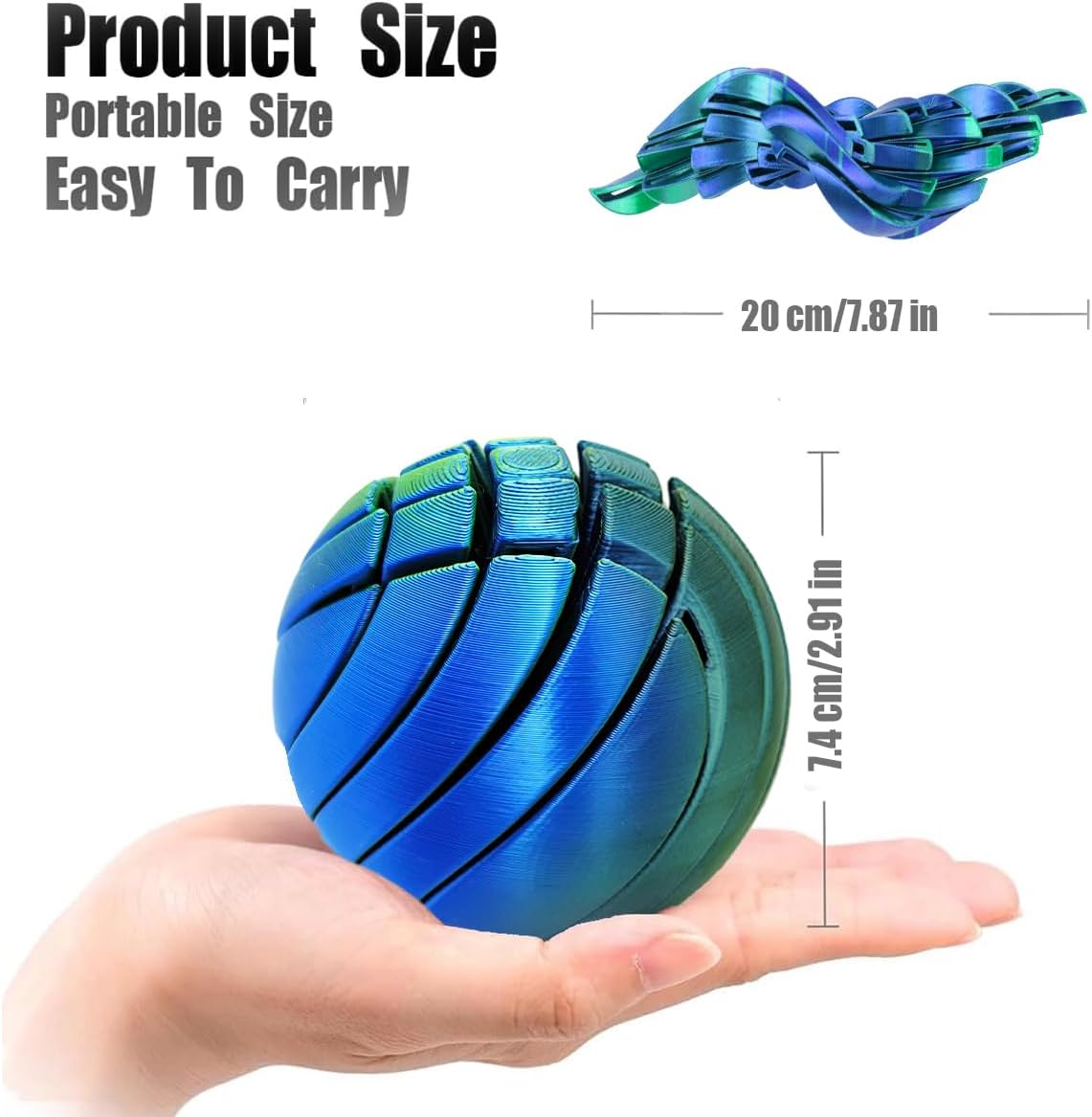 Slime Ball Fidget Toy 3D Print - 3D Printing Gears 评论和价格
