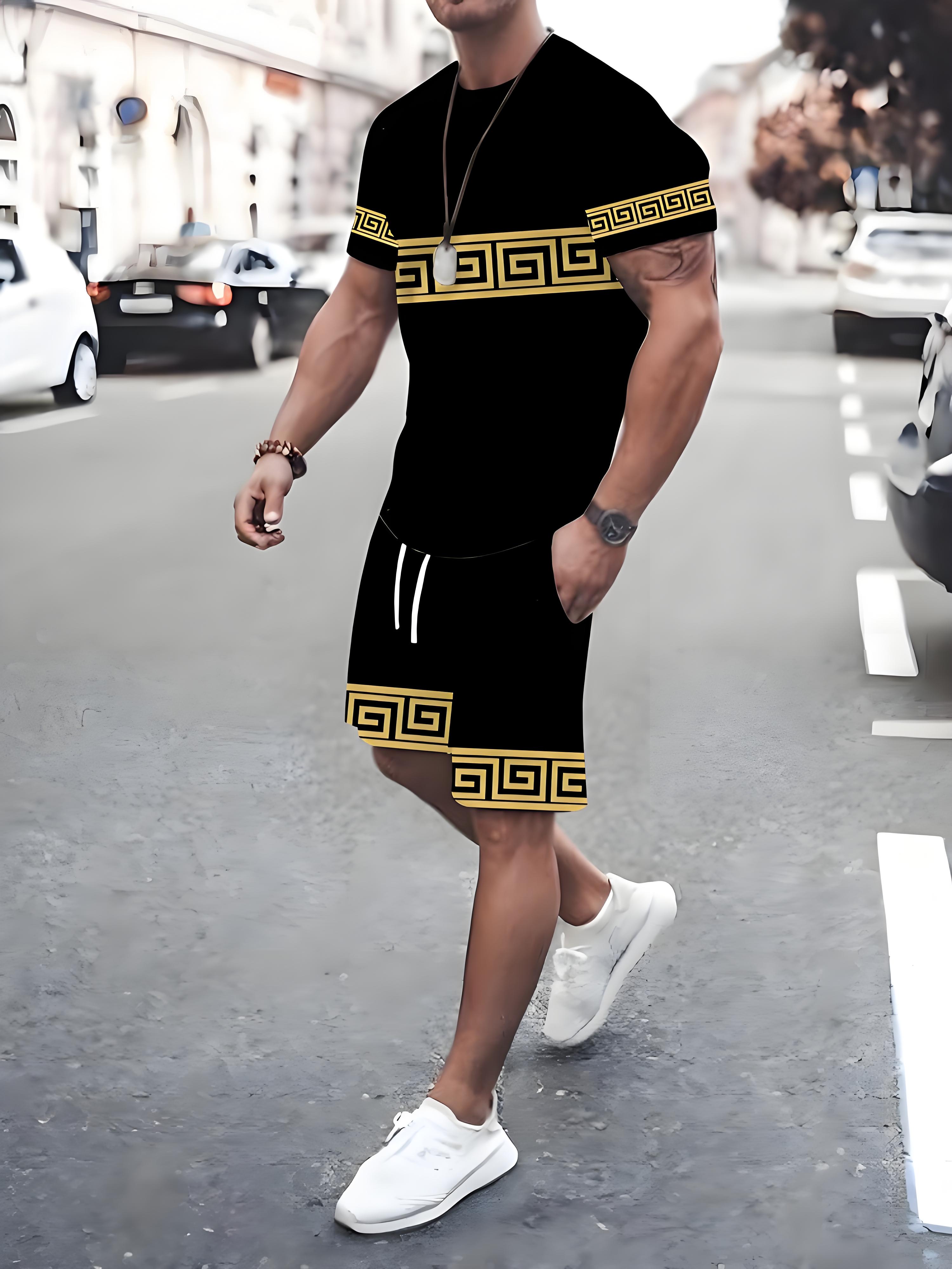 New Plus Size Men's T-shirt An - 3D Printing Jersey 评论和价格