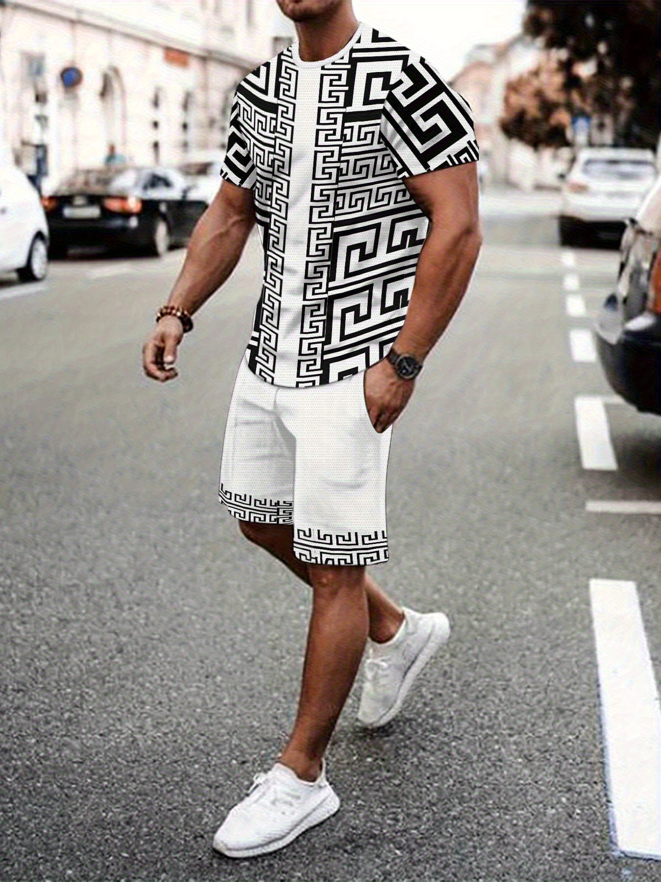 New Plus Size Men's T-shirt An - 3D Printing Jersey 评论和价格