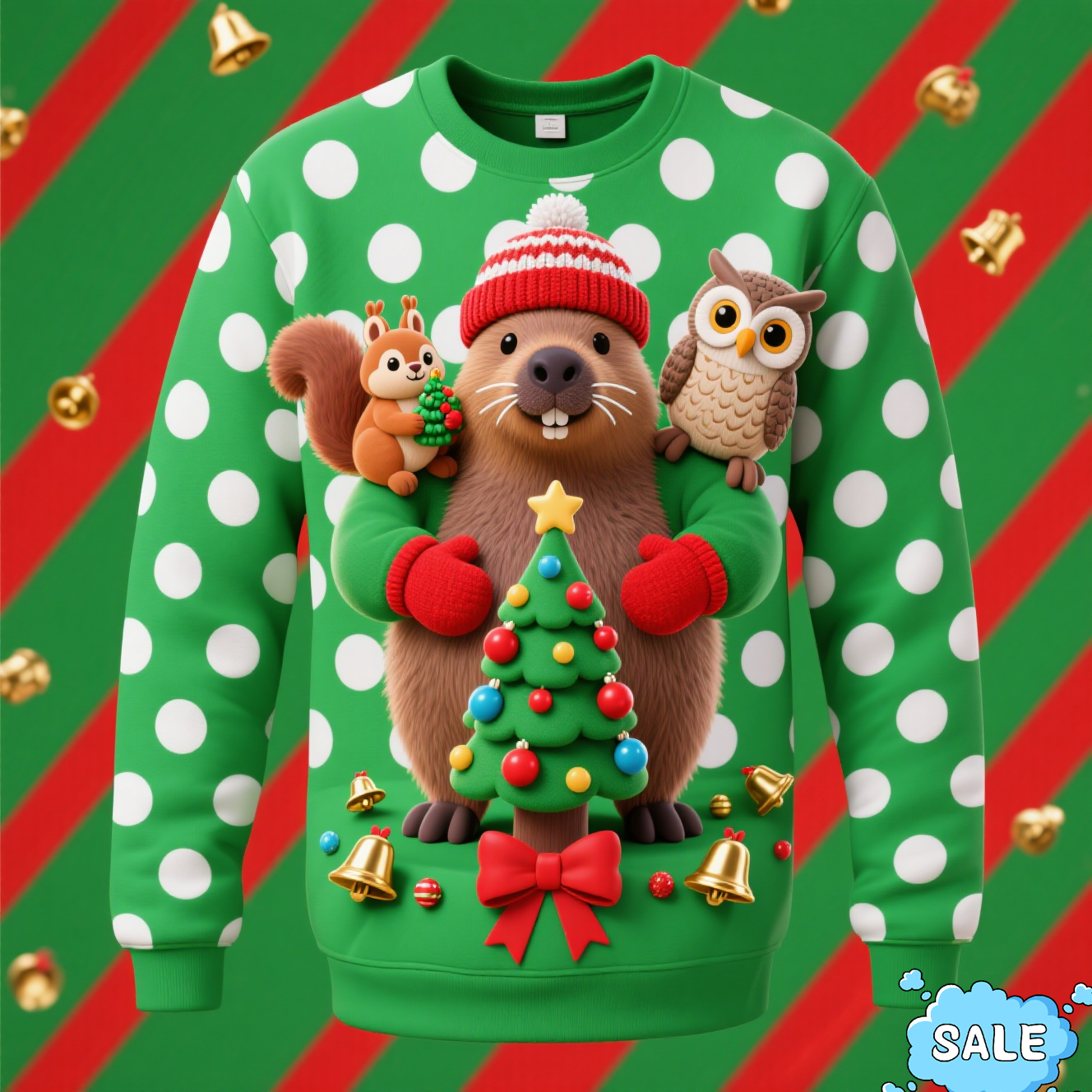 2025 New Capybara Xmas Sweater - 3D Printing Xmas 评论和价格