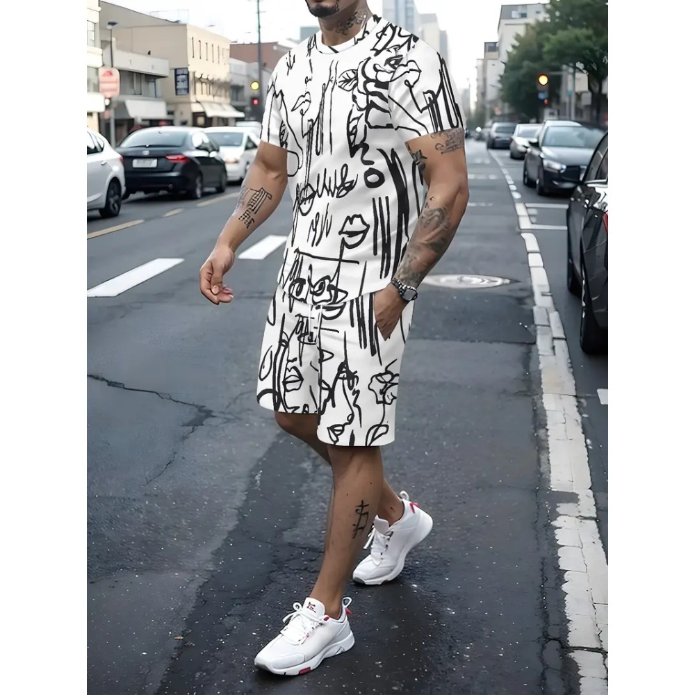 2026 Summer Men's Clothing Let - 3D Printing Jersey 评论和价格