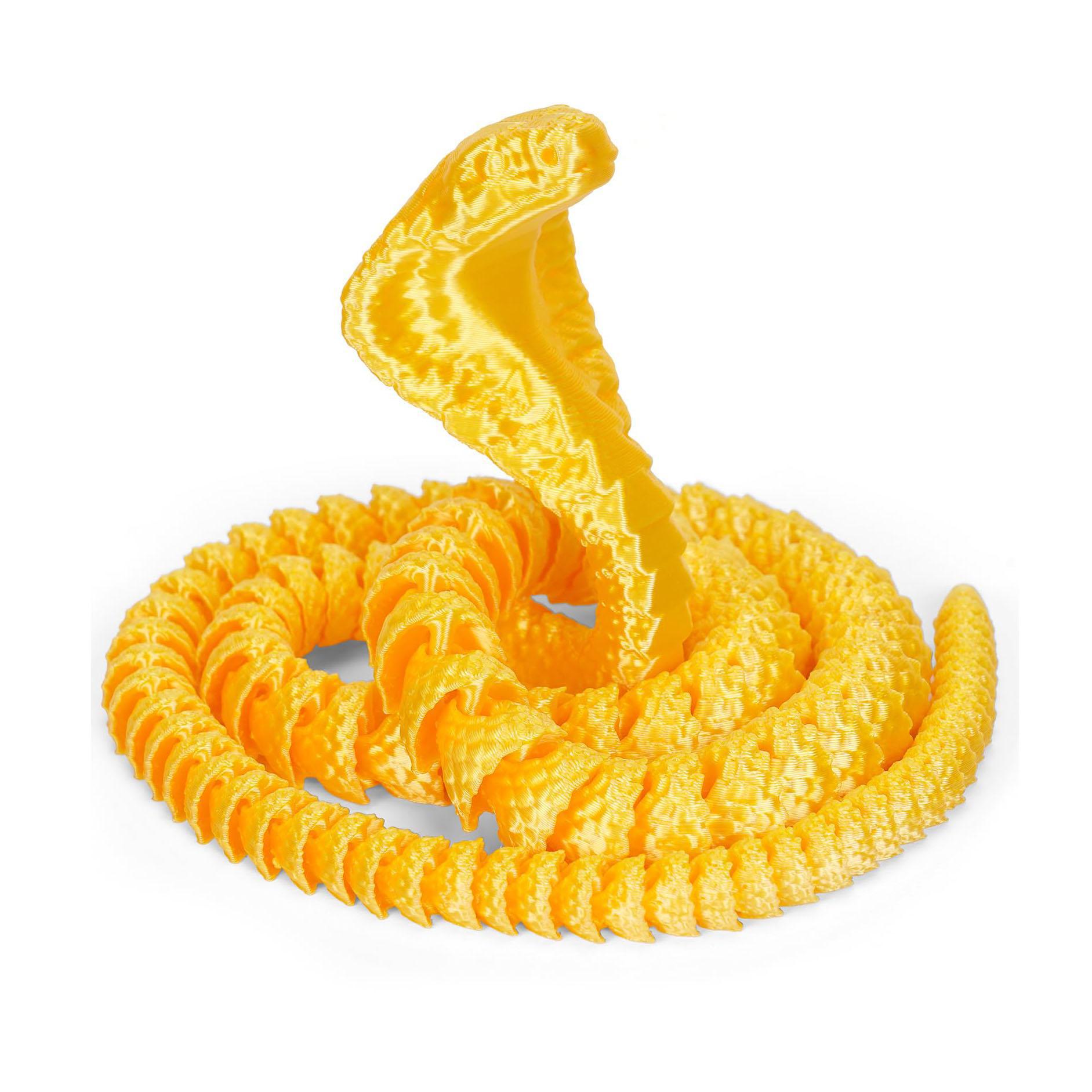 3D Printed Snake Serpent Figur - 3D Printing Figure 评论和价格