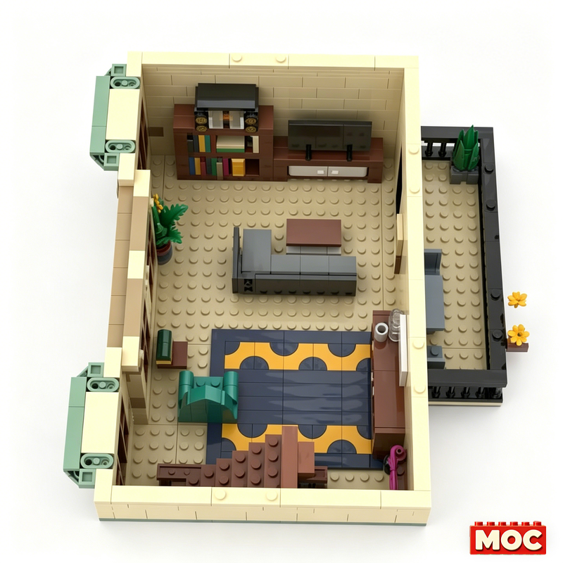 4418 Pcs Modular Town House Pr - 3D Printing Figure 评论和价格