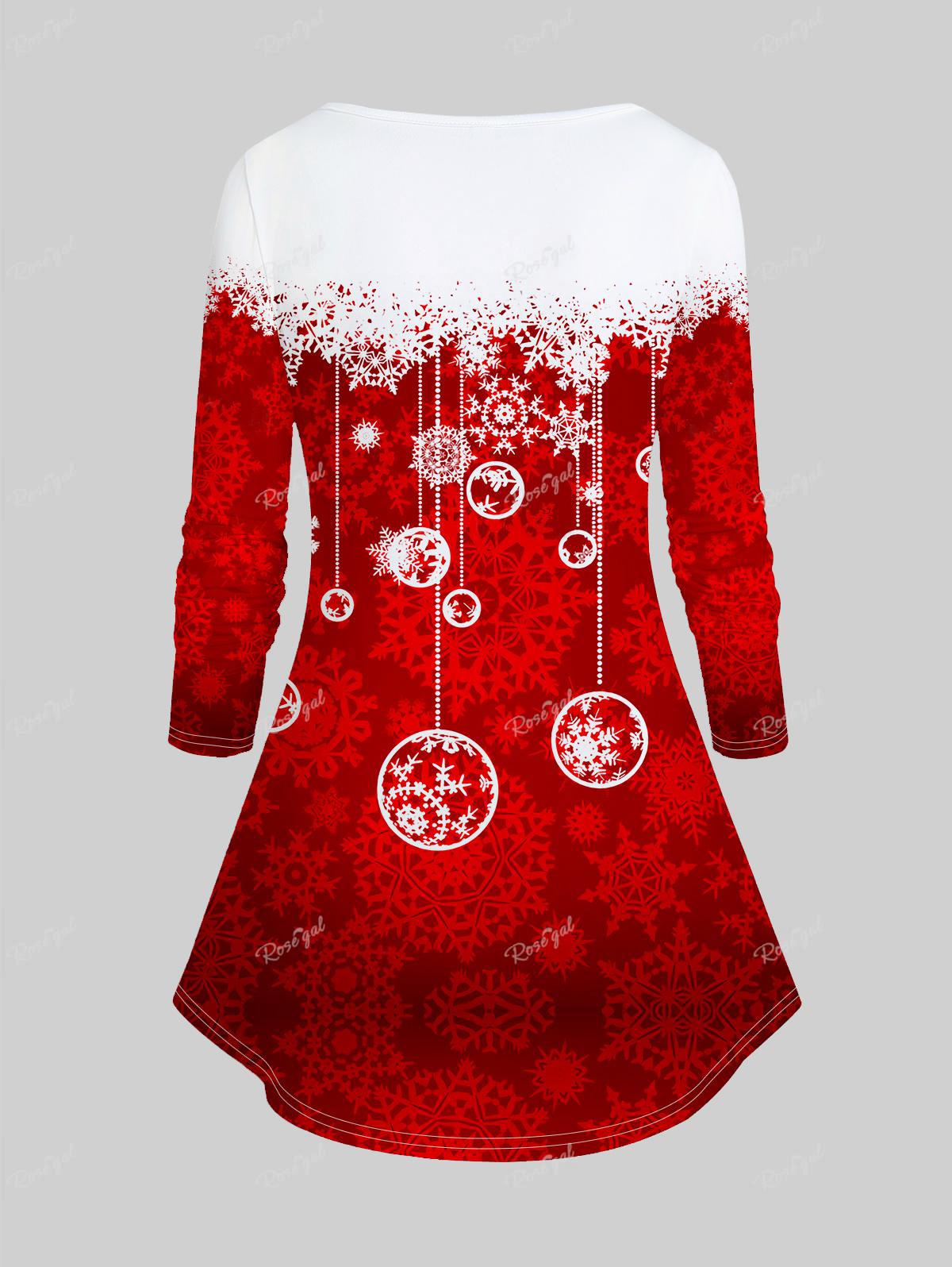 Plus Size Women's Christmas Ou - 3D Printing Xmas 评论和价格
