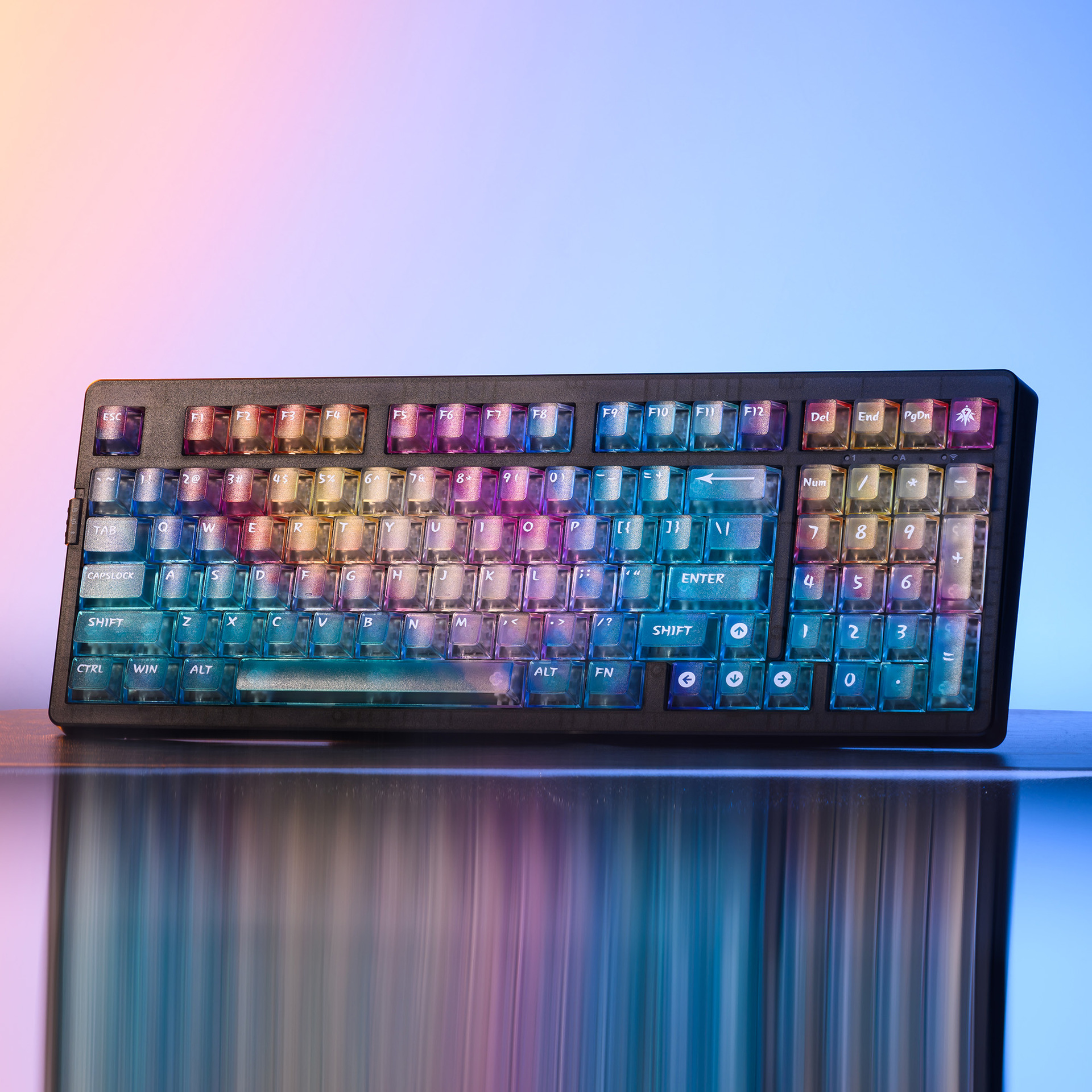 Colorful Gradient Keycaps Afte - 3D Printing Keycaps 评论和价格