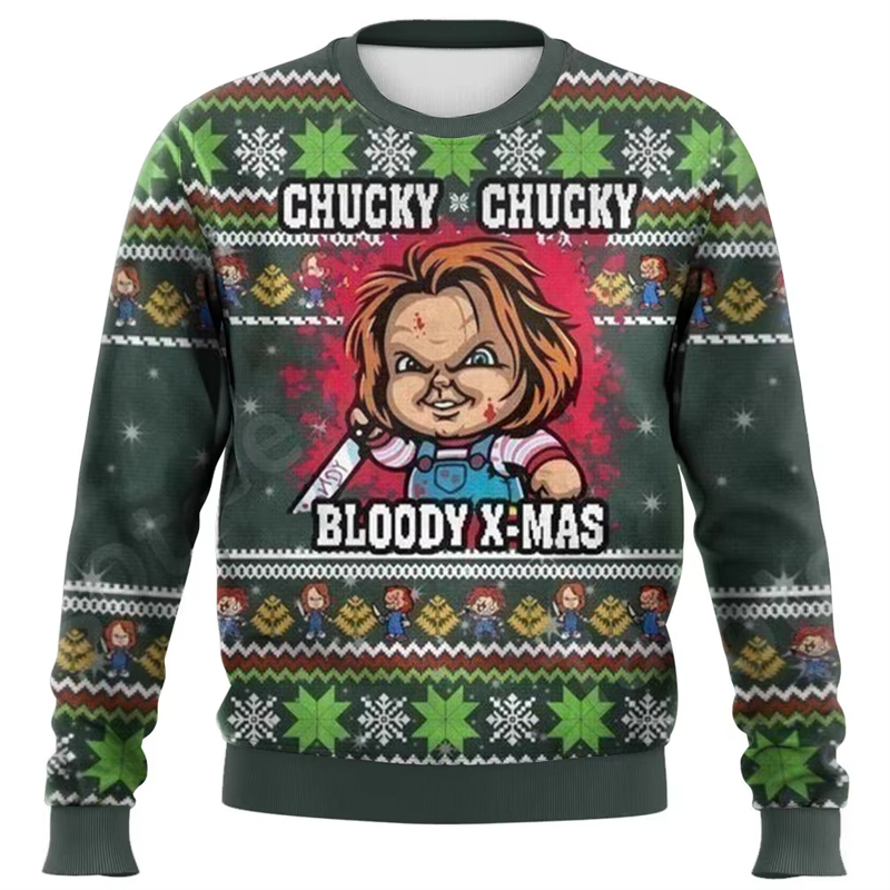 Fashion Chucky Graphic Ugly Ch - 3D Printing Xmas 评论和价格