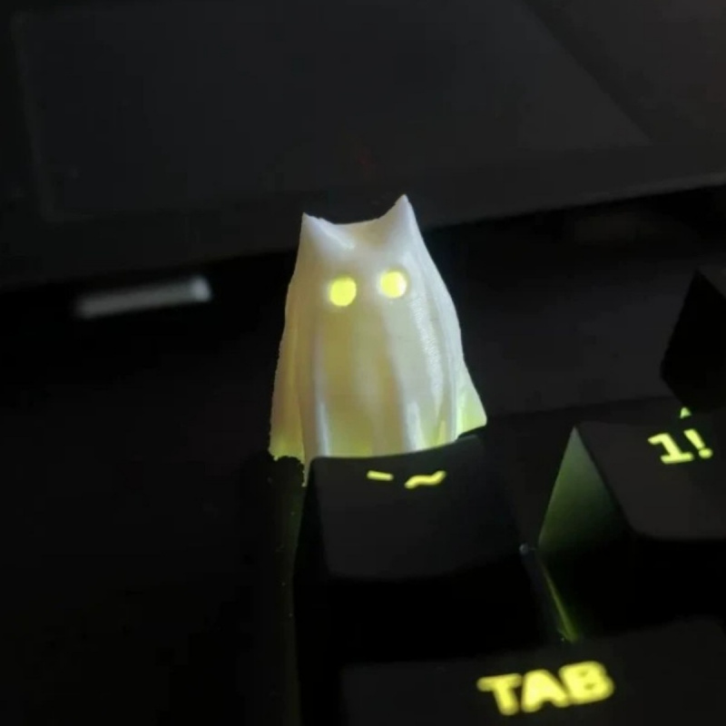 Halloween Ghost 3D Keycap For  - 3D Printing Keycaps 评论和价格
