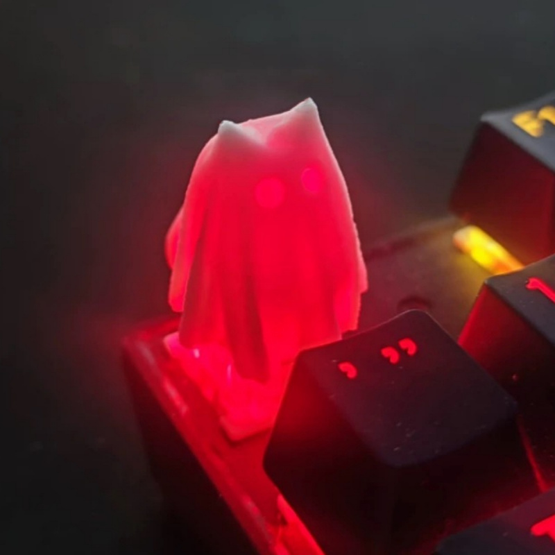 Halloween Ghost 3D Keycap For  - 3D Printing Keycaps 评论和价格
