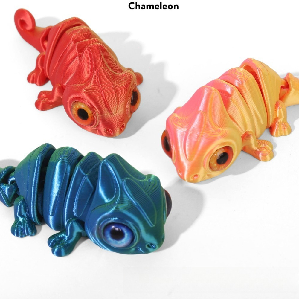 3D Printing Mini Chameleon Fig - 3D Printing Figure 评论和价格