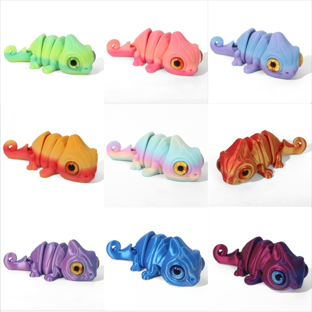 3D Printing Mini Chameleon Fig - 3D Printing Figure 评论和价格